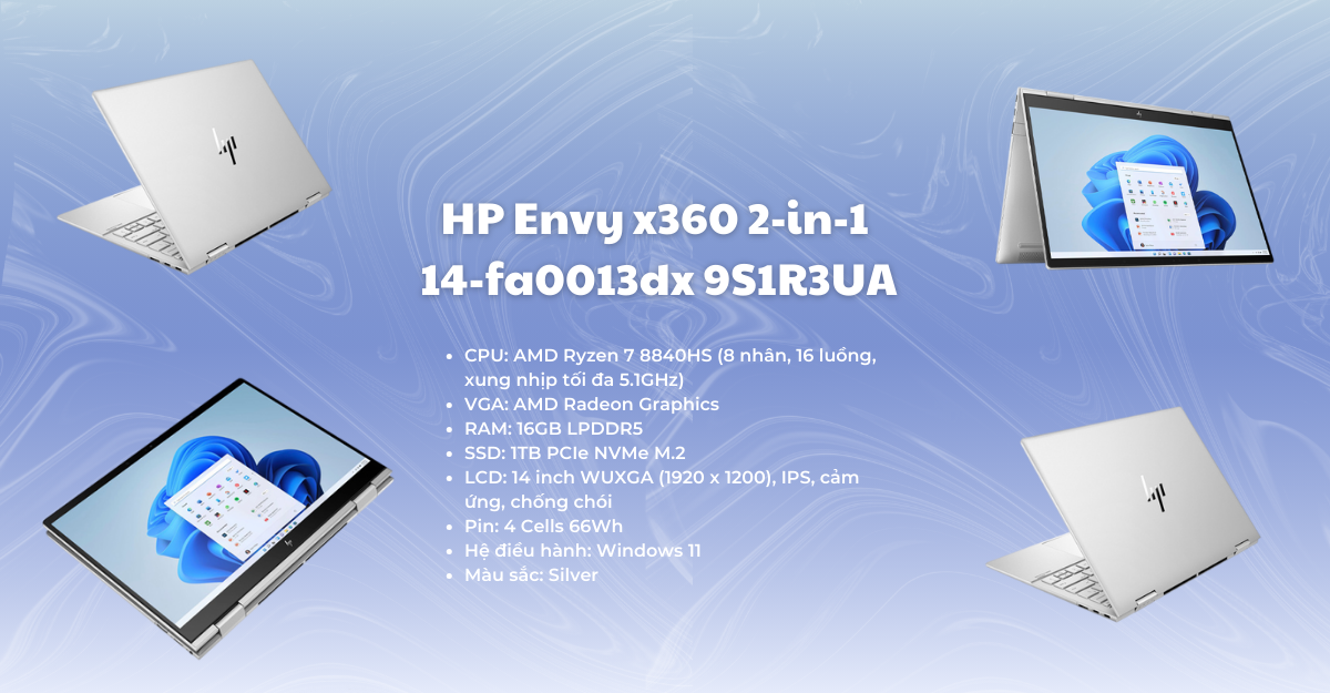 HP Envy x360 2in1 9S1R4UA
