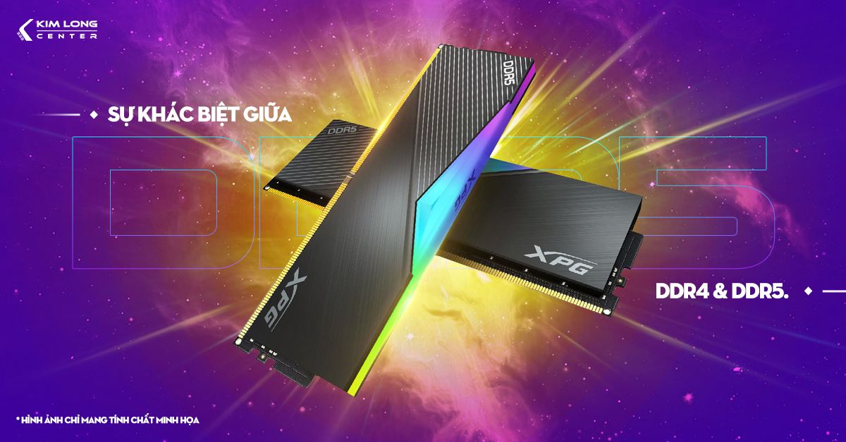 Sự khác nhau giữa RAM DDR4 và RAM DDR5